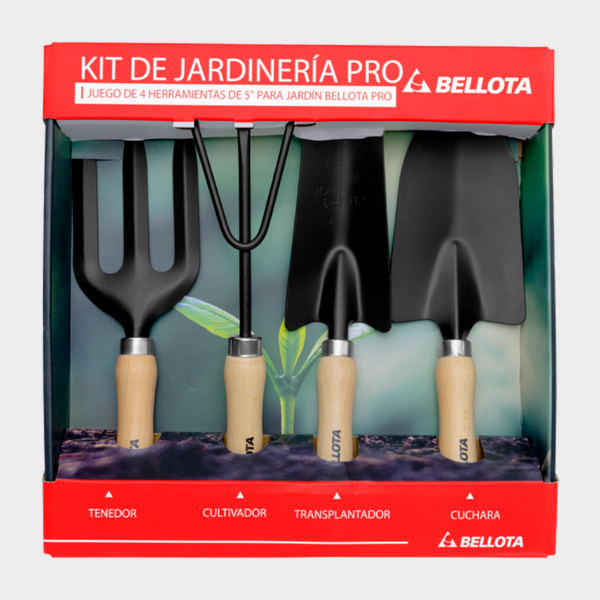 Imagen de KIT DE JARDINERIA PRO 4PZS BELLOTA