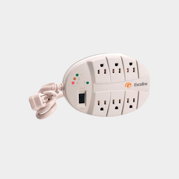 Imagen de PROTECTOR MULTITOMA C/CABLE 120V