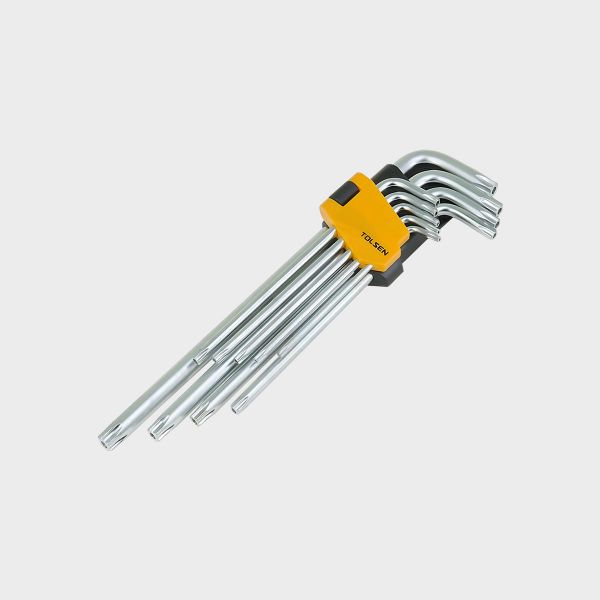 Imagen de JUEGO LLAVE TORX EXTRA LARGO 9PZS TOLSEN