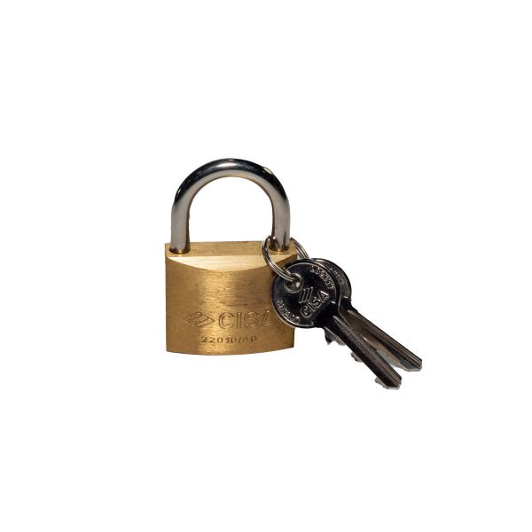Imagen de CANDADO CISA DORADO 60MM