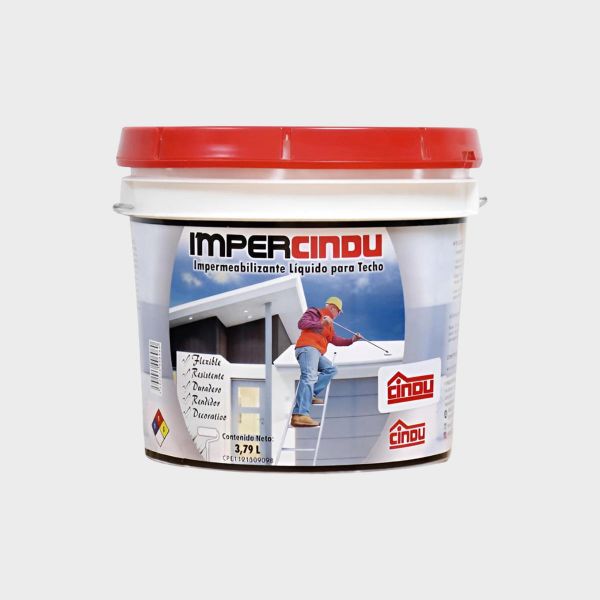 Imagen de PINTURA ELASTOMERI IMPERCINDU GL GRIS