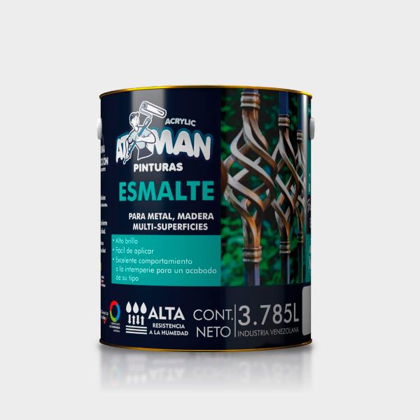 Imagen de ESMALTE ROJO 1GL ATMAN