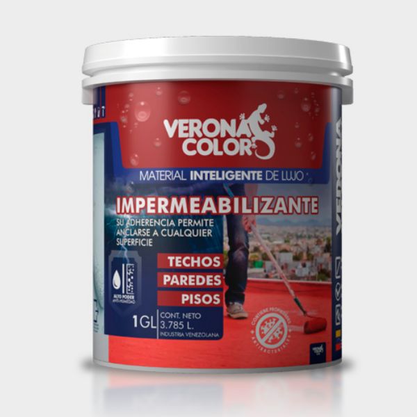 Imagen de IMPERM P/TECHO ROJO CUÑ VERONA