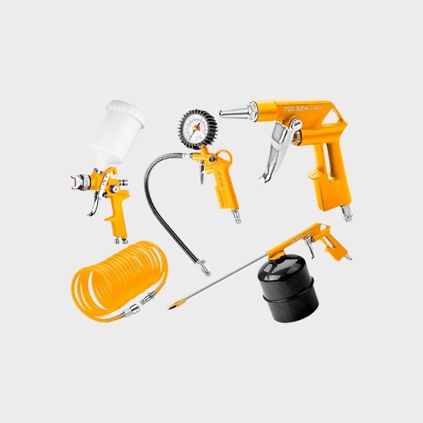 Imagen de KIT DE PISTOLAS AIRE 5 PZAS TOLSEN