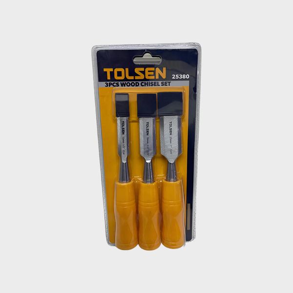 Imagen de JUEGO CINCEL P/MADERA 3PZ TOLSEN