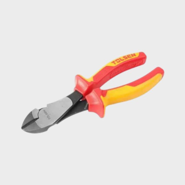 Imagen de ALICATE AISLADO CORTE DIAGONAL 7" TOLSEN
