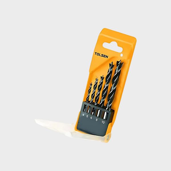 Imagen de JUEGO MECHA MADERA 5PZS 4MM-10MM TOLSEN