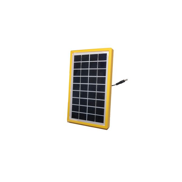 Imagen de CARGADOR SOLAR AMARILLO 3W (22149-5)