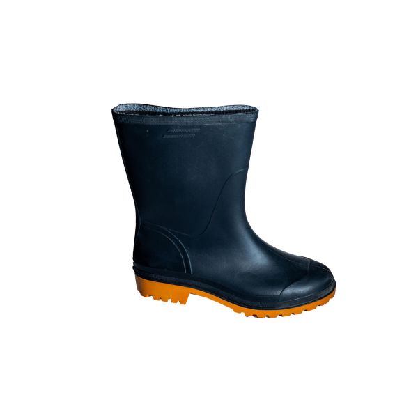 Imagen de BOTA GOMA C/COR NEG SUELA AMARIL #43 