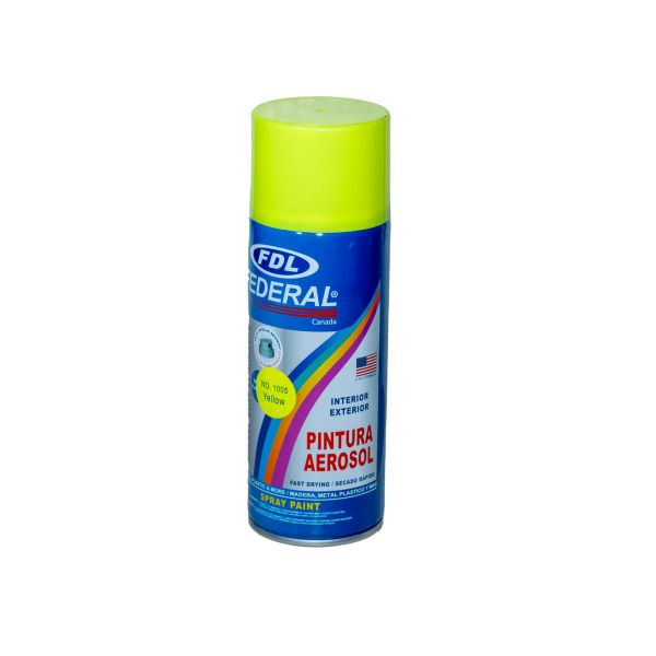 Imagen de SPRAY 450ML AMARILLO FLUORESCENT FEDERAL