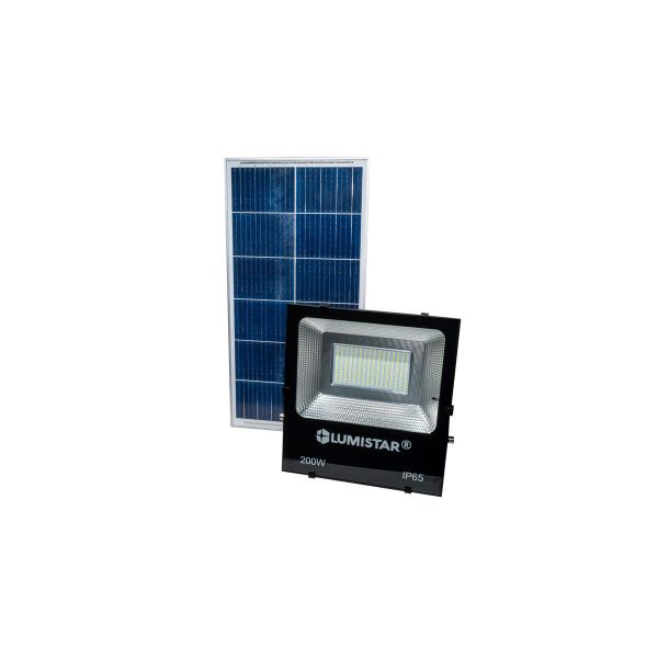 Imagen de REFLECTOR LED C/SENS C/PANEL SOLAR 200W