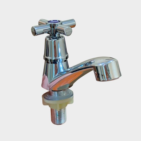 Imagen de LLAVE METALICA LAVAMANO CRUZ TAURO