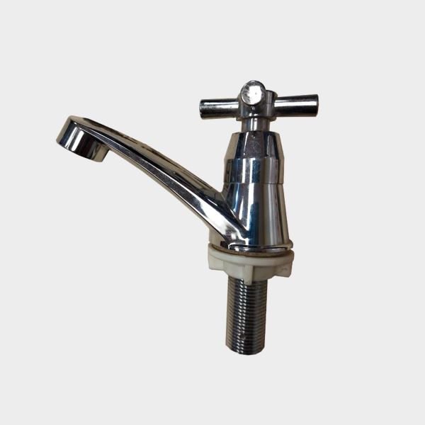 Imagen de LLAVE LAVAMANO CRUZ METALICA