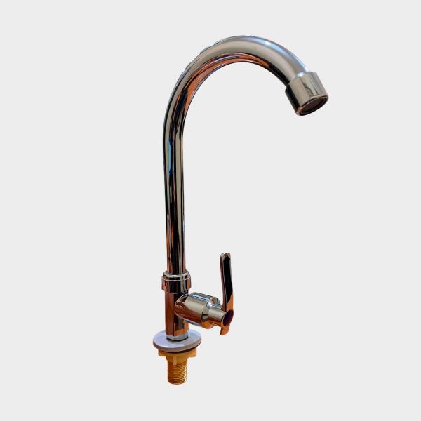 Imagen de LLAVE METALICA FREGADERO PALANCA TAURO