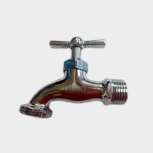 Imagen de LLAVE CHORRO CROMADA TAURO H1015 1/2"