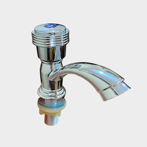 Imagen de LLAVE METALICA LAVAMANO POMO TAURO