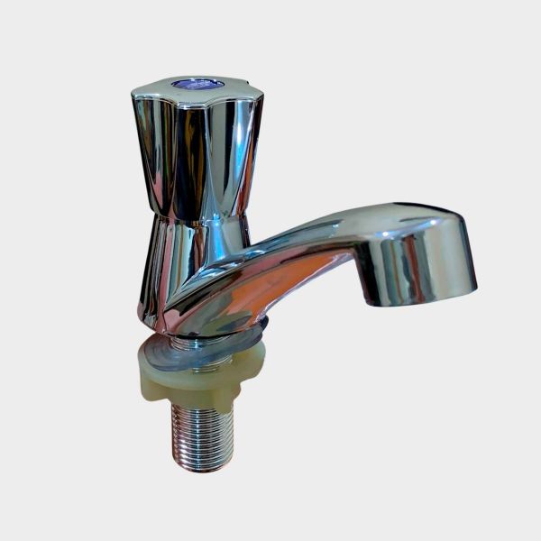 Imagen de LLAVE METALICA LAVAMANO POMO TAURO