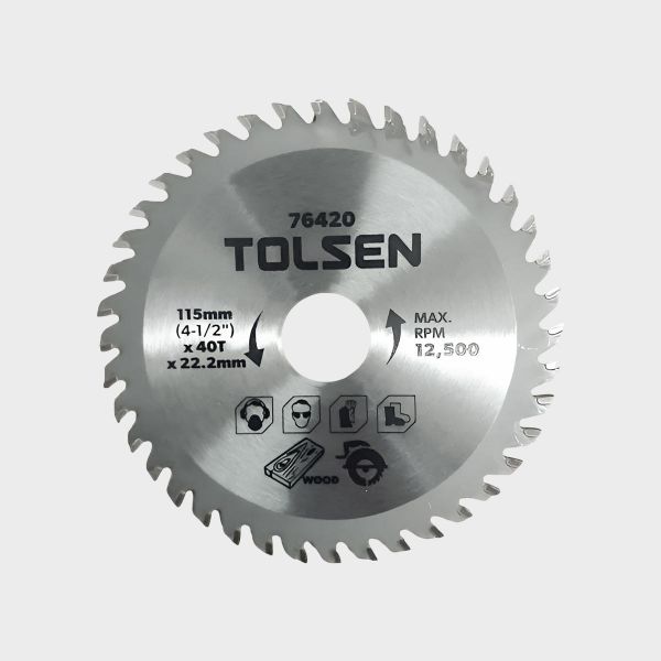 Imagen de DISCO DE SIERRA 4-1/2"X40DTE TOLSEN