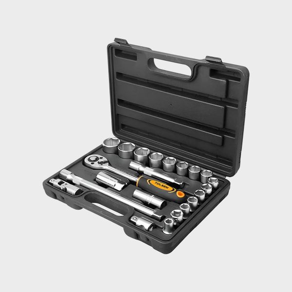 Imagen de JUEGO DADO 22PZS 1/2" TOLSEN