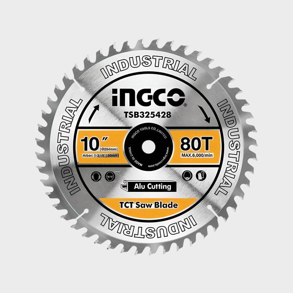Imagen de DISCO DE SIERRA CIRCULAR 10" 80T INGCO