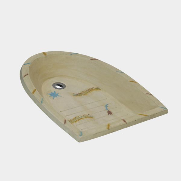 Imagen de BATEA SEMI OVALADA MEDIANA BLANCA