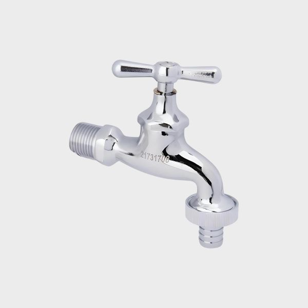 Imagen de LLAVE CHORRO PLASTICA CROMADA EN ABS