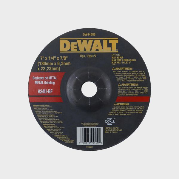 Imagen de DISCO 7" ESM 7 X 1/4 CONCAVO DEWALT