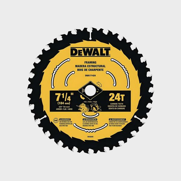 Imagen de DISCO P/SIERRA CIRC 7-1/4" 24DTE DEWALT