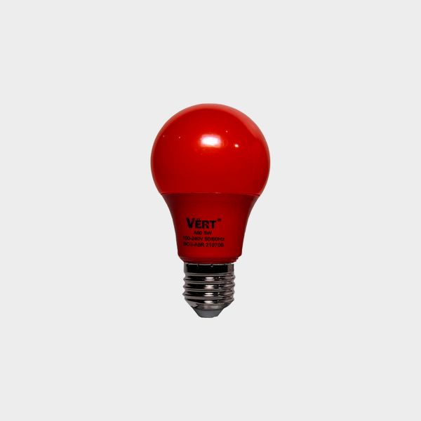 Imagen de BOMBILLO LED ROJO 60A 5W 100-240V