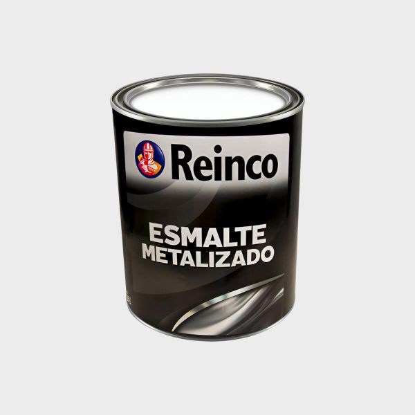Imagen de ESMALTE 1/4G METAL OLEUM PLATA REINCO