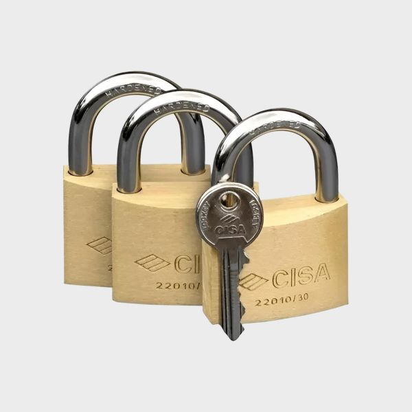 Imagen de CANDADOS CISA IGUALADOS 30MM 3PCS.