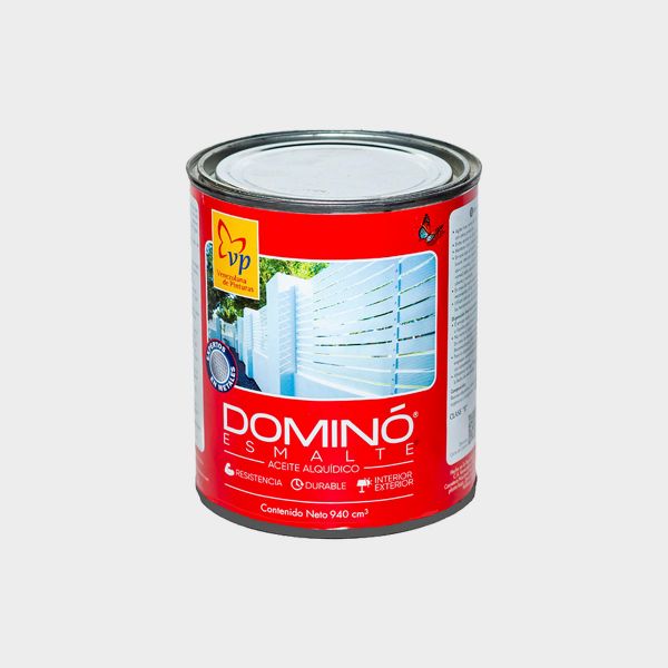 Imagen de DOMINO 1/4 ESMALTE BRILL ROJO CEREZA
