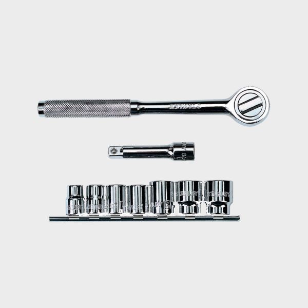 Imagen de JUEGO DADO 10PZS 3/8"-3/4" STANLEY